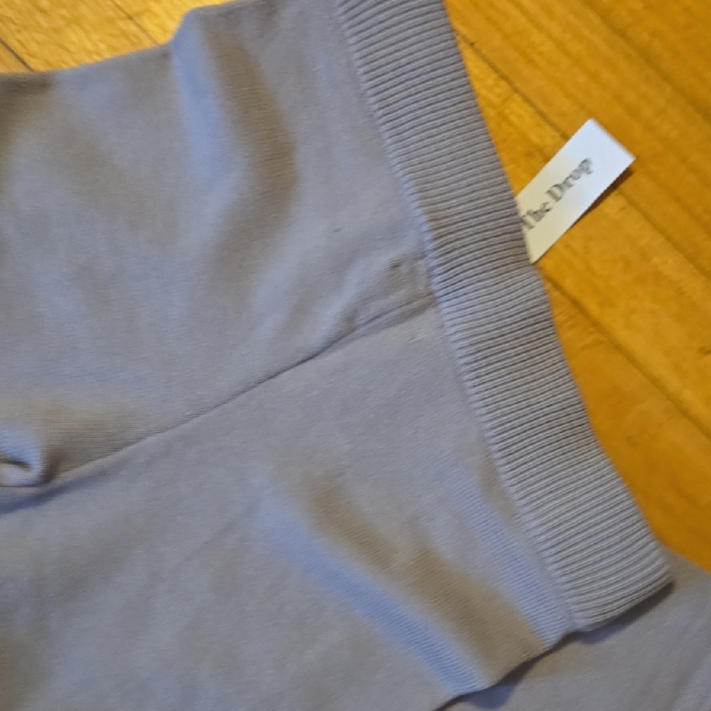 Nwt THE DROP knit Wide Leg Cropped Pants Size Medium - Picture 5 of 5